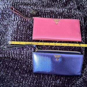 Victoria’s Secret clutch. Available in blue or pink